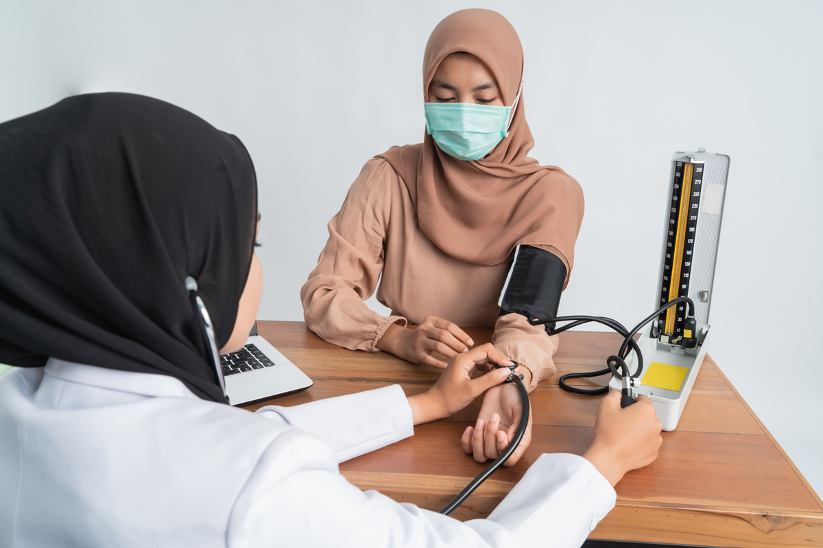 Muslim Patient during Medical Check up