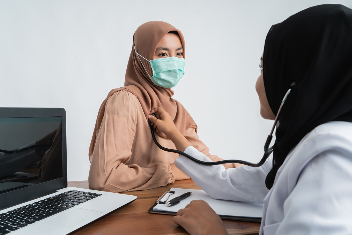 Muslim Patient during Medical Check up